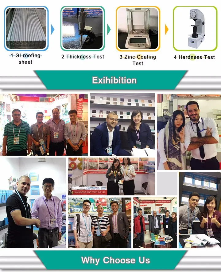 Galvanized Roofing Sheet Dx52D Construction Prepainted Galvanized Corrugated Steel