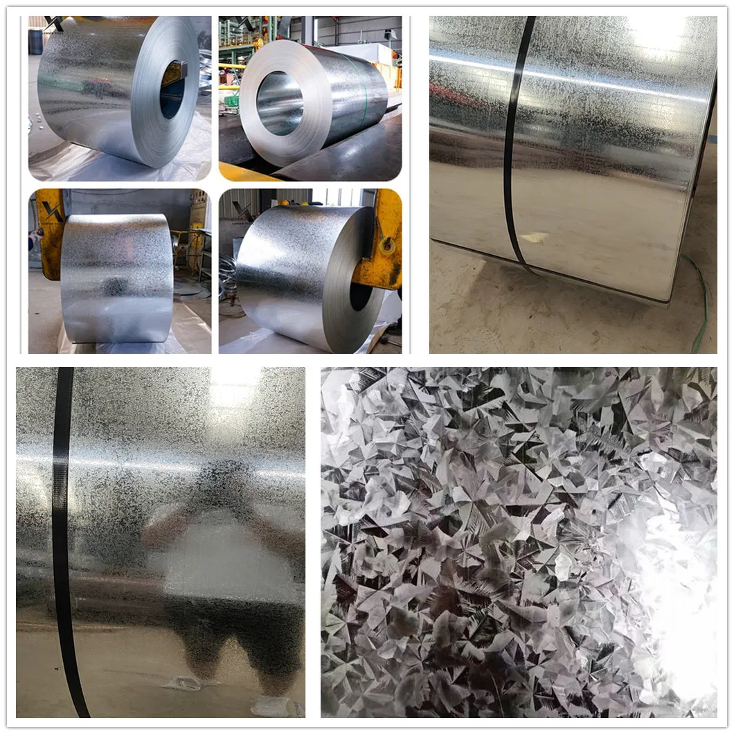 Galvanized Steel Coil Zinc Coating Steel Gi Coil for Corrugated PPGI/HDG/Gi/SGCC Dx51 Zinc Color Coated Steel Coil