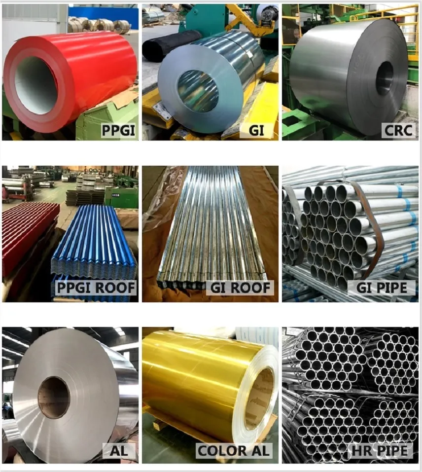 Galvanized Steel Sheet Roll Galvanized Steel Coil Ss400, Q235, Q345 Dx51d Dx52D Dx53D Dx54D Dx55D Z40 Z60 Z100 Z180 Z275 Z350