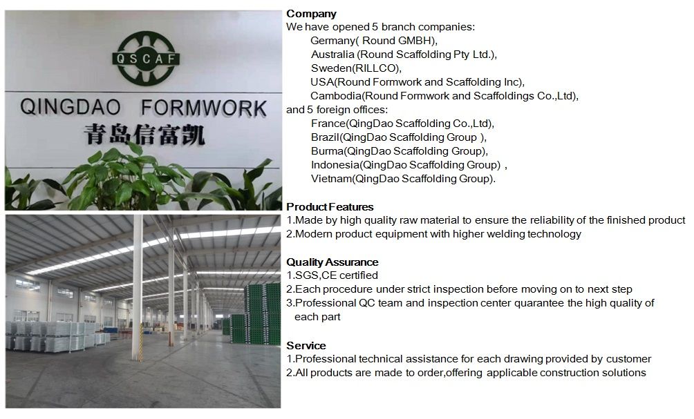 Haki Scaffolding Made by High Quality Raw Material for Building