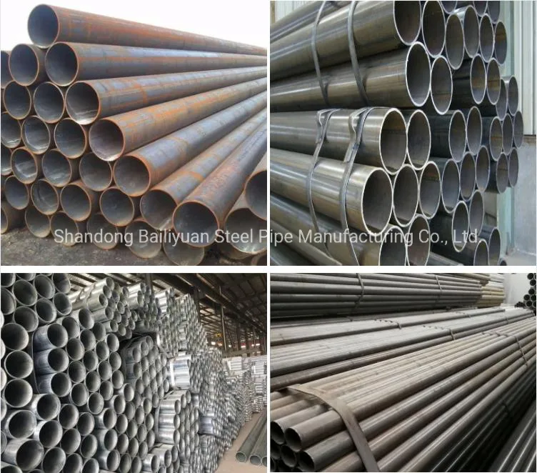 Hot DIP ERW Spiral Welded Ms Gi Round Carbon Steel Pipe