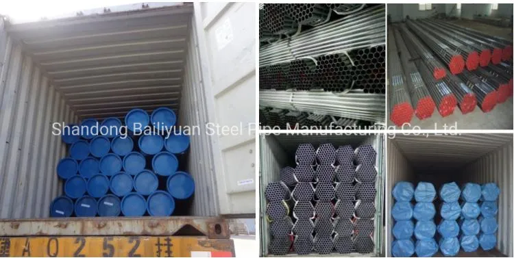 Hot DIP ERW Spiral Welded Ms Gi Round Carbon Steel Pipe
