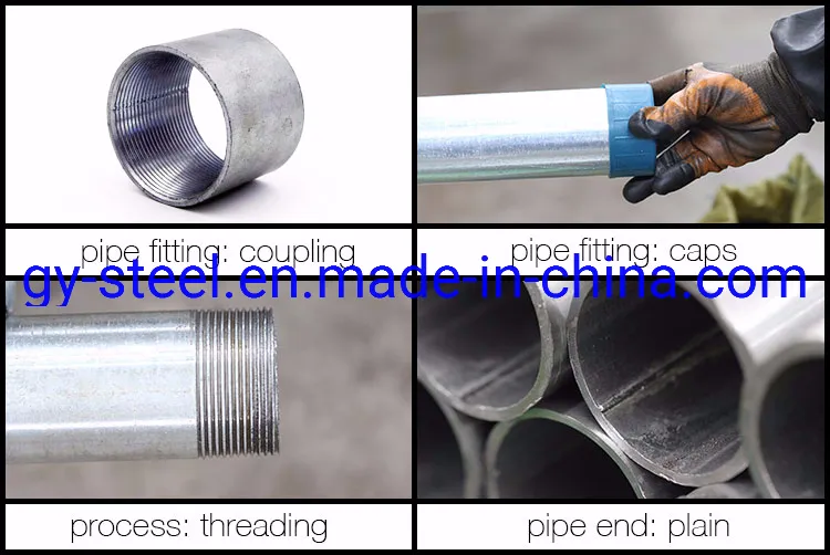 Hot Dipped Galvanized Round Cross Section Pipa Pipeline From Asian Steel Company