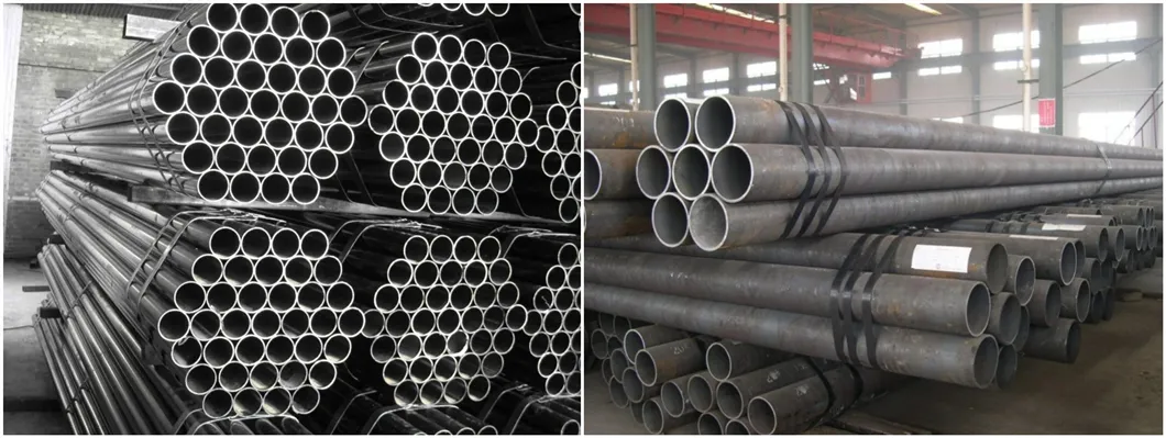 Hot Rolled Carbon Seamless Steel Pipe St37 St52 1020 1045 A106b Fluid Pipe