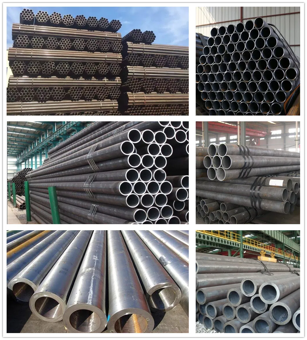 Hot Rolled Carbon Seamless Steel Pipe St37 St52 1020 1045 A106b Fluid Pipe