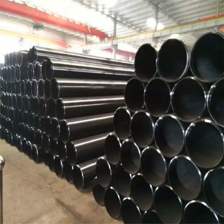Hot Sale ASTM A53/BS 1387 Black Coating ERW Steel Pipe