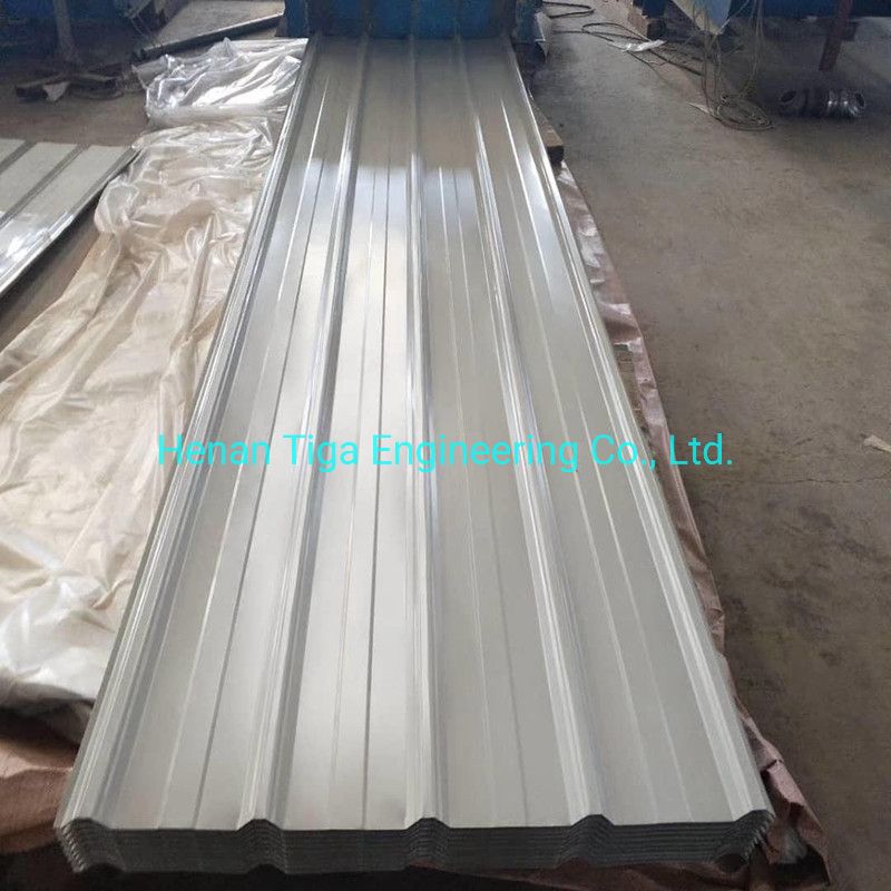 Iq550 Full Hard 0.50mm Chromadek PPGI Trapezoid Widespan 762 Roof Sheeting