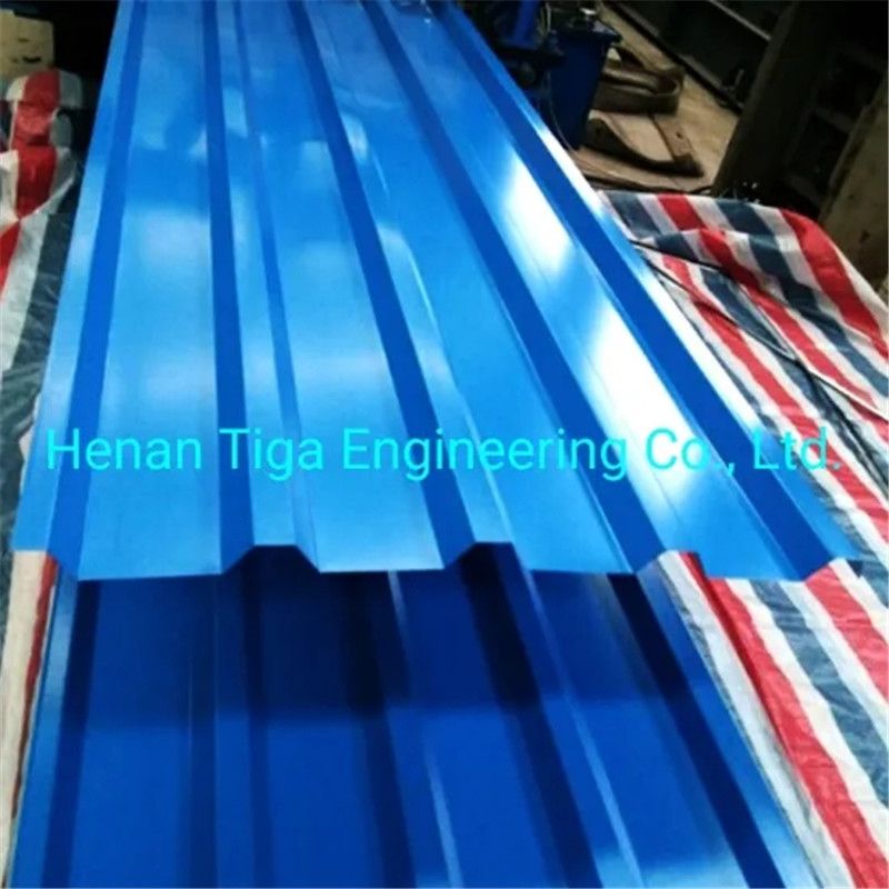 Iq550 Full Hard 0.50mm Chromadek PPGI Trapezoid Widespan 762 Roof Sheeting