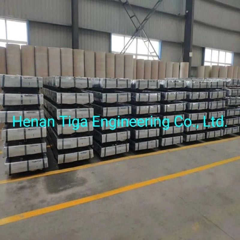 Iq550 Full Hard 0.50mm Chromadek PPGI Trapezoid Widespan 762 Roof Sheeting