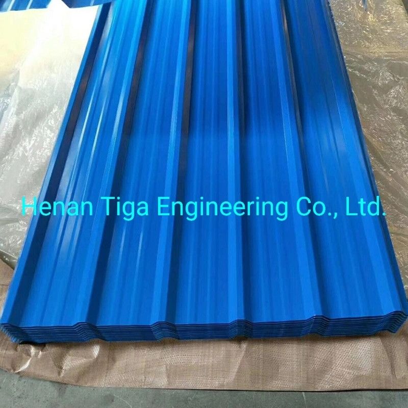 Iq550 Full Hard 0.50mm Chromadek PPGI Trapezoid Widespan 762 Roof Sheeting