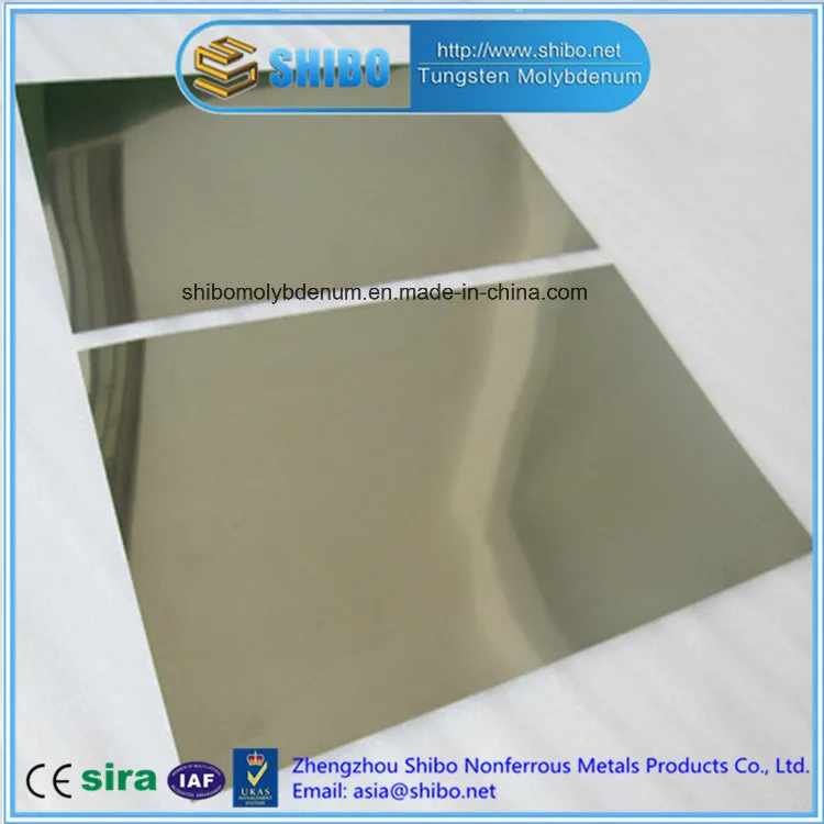 ISO Certified Factory High Purity Wolfram Sheet with Super Quality