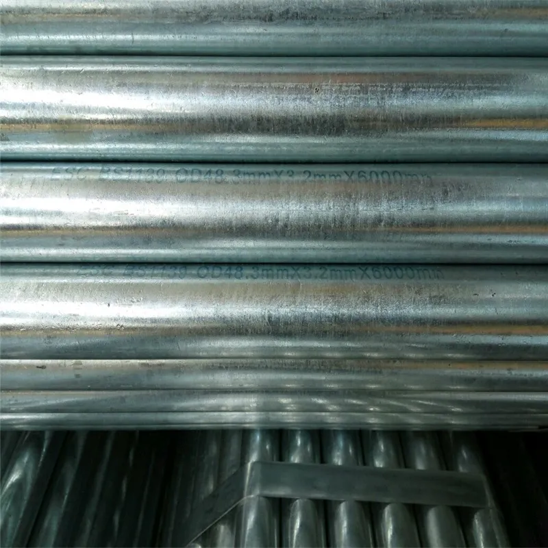 Low Carbon Steel Hot DIP Galvanized Scaffolding Steel Tube