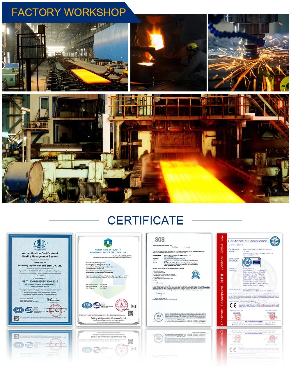 Machinery Industry ASTM Standard Welded Carbon Steel Pipe