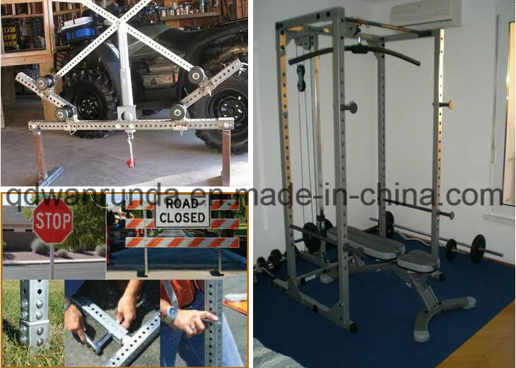 Plain/Pre-Galvanized/HDG/Powder Coating Perforated Tube