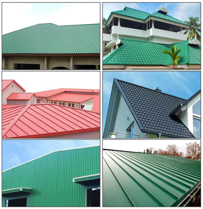 PPGI Corrugated Metal Ral Color Coating Roofing Sheet for Houses