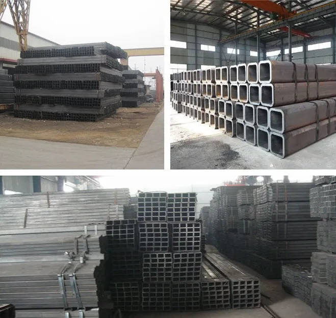 Pre Galvanized Steel Pipe20X20 - 200X200mm 0.8-2.0mm Thickness Gi Square/Rectangular Tube