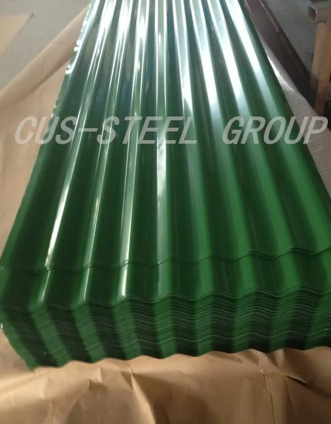 Prepainted Corrugated Iron Roof Plate/Color Coated Metal Roofing Sheet