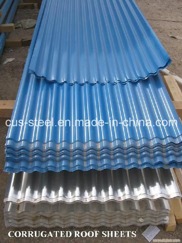 Prepainted Corrugated Iron Roof Plate/Color Coated Metal Roofing Sheet