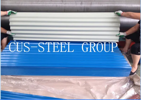 Prepainted Corrugated Iron Roof Plate/Color Coated Metal Roofing Sheet