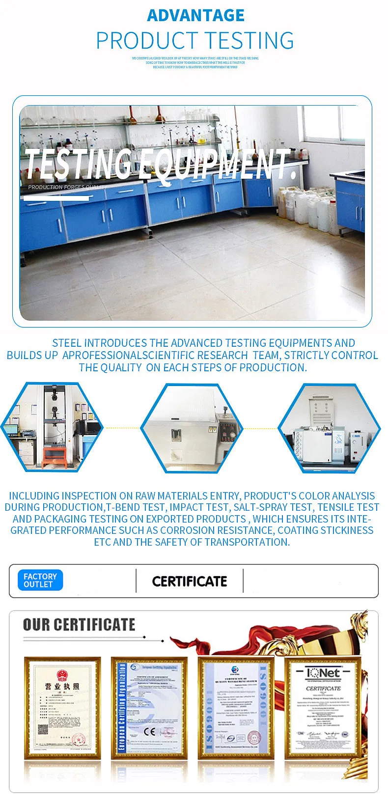 PU Sandwich Panel for Ceiling