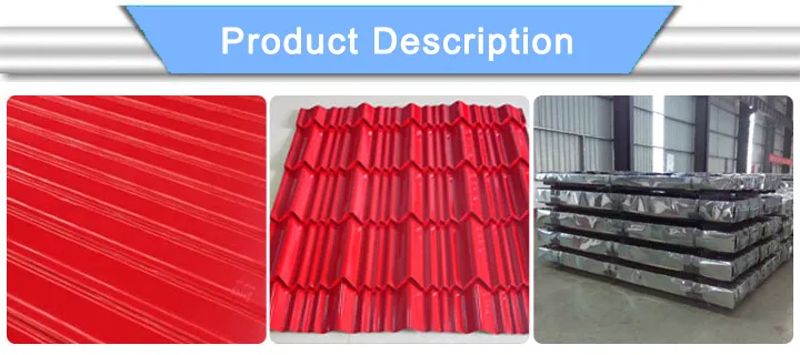 Prepainted Galvanized Iron Corrugated Zinc Roofing Steel Sheet
