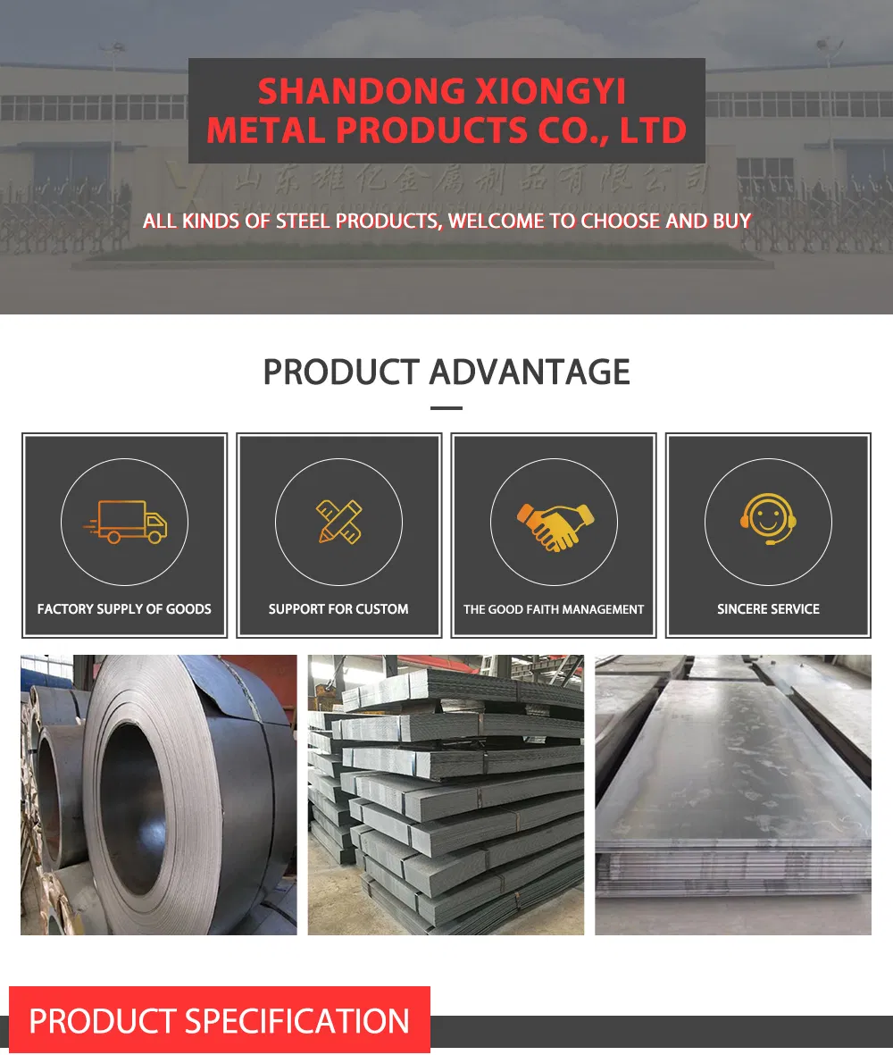 Q195 Q235 Q345 Building Material Mild Steel Carbon Steel Plate