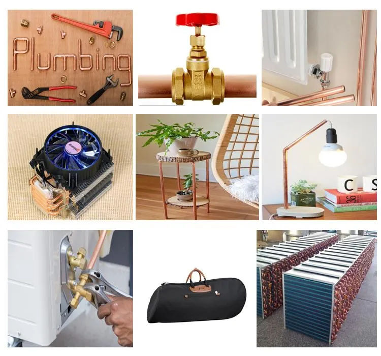 Refrigeration Copper Tube Copper Pipe, 1/4" Capillary Copper Tube, Air Condition and Refrigerator Copper Tube