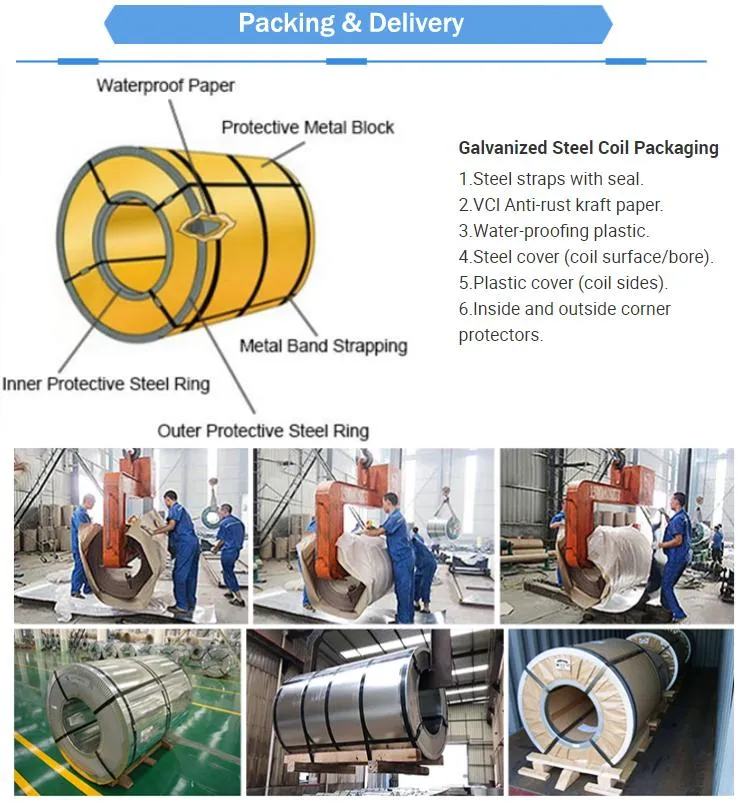 Regular Spangle DC51D 0.12-4.0mm Cold-Rolled Galvanized Steel Coil