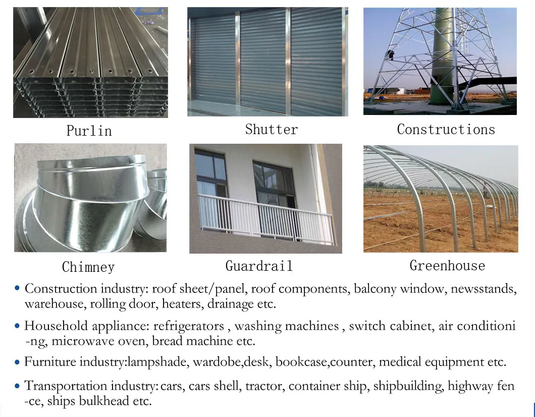 Roofing Materials Z30-275g Zinc Coated Galvanized Steel Coil