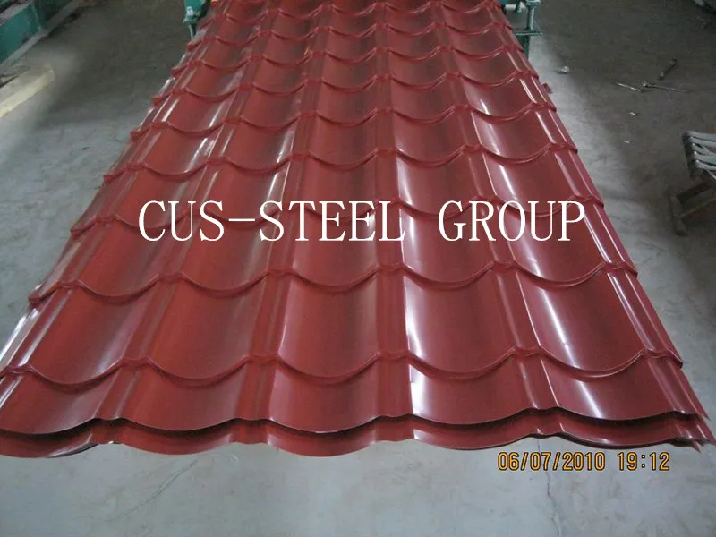 Shandong Factory Corrugated Roof Steel Plate/Curved Wall Cladding Sheet