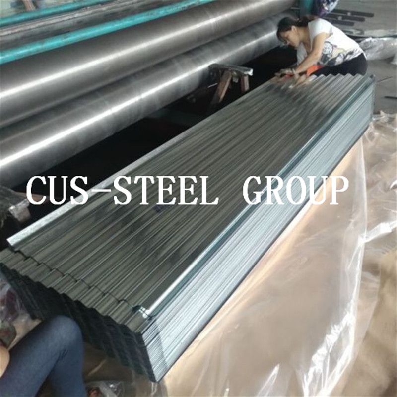 Sierra Leone Five Stars Bright Galvanized Roofing Corrugated Steel Sheet