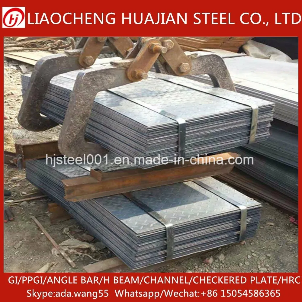Ss400 Mild Steel Checkered Plate for Ship Deck