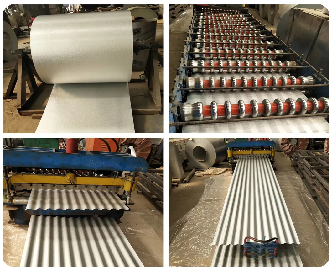 Steel Building Materials Galvalume Az80 Alu-Zinc Coated Roofing Sheet