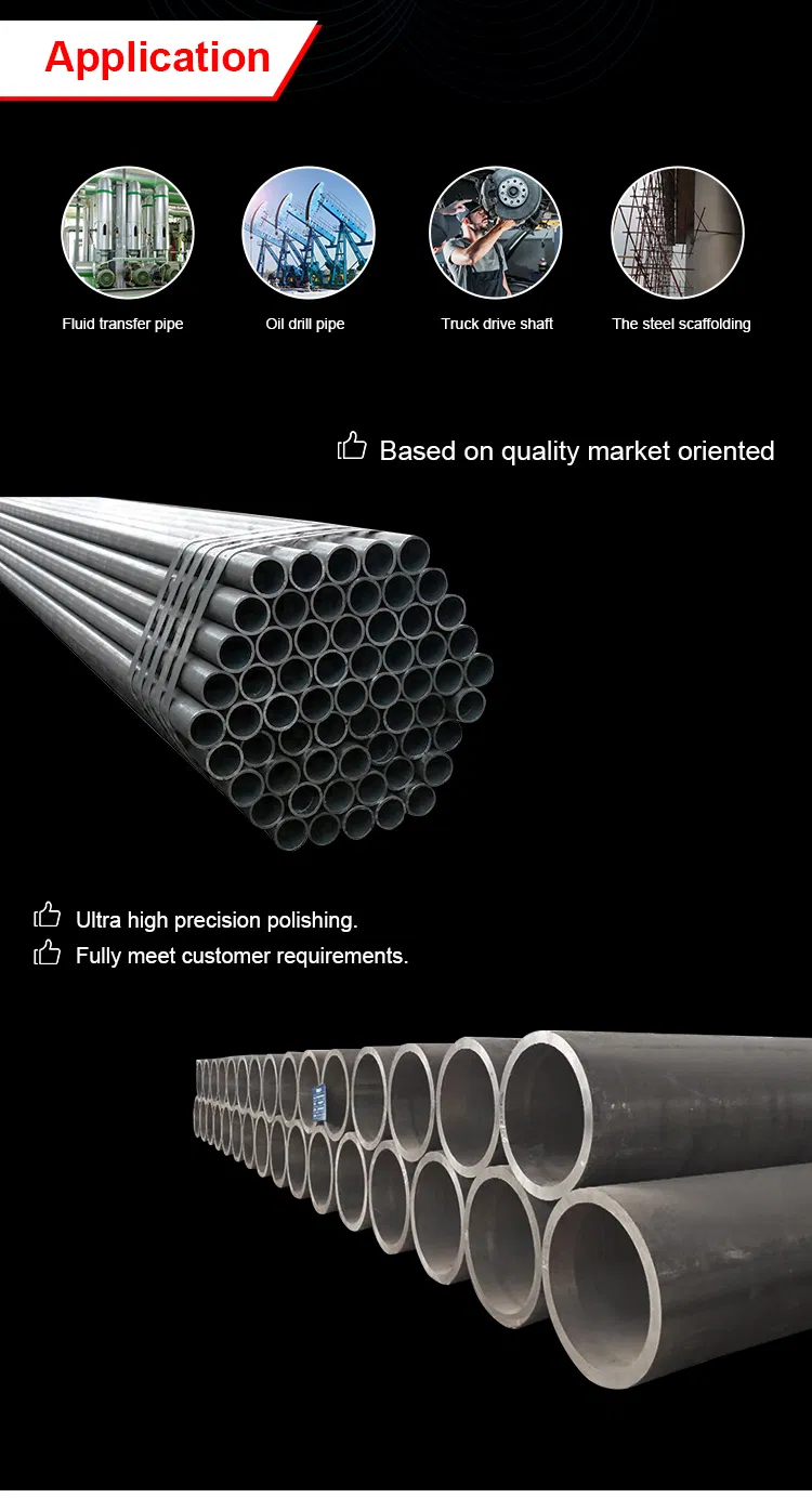 Steel Hollow Bar AISI 1045 Carbon Steel Seamless Tube with Factory Price