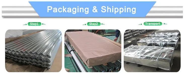 Steel Metal Material Zinc Coated Corrugated Galvanized Steel Roofing Sheet