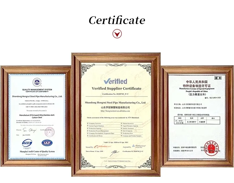 SUS201, 304, 304L, 316, 316L Round Stainelss Steel Pipes