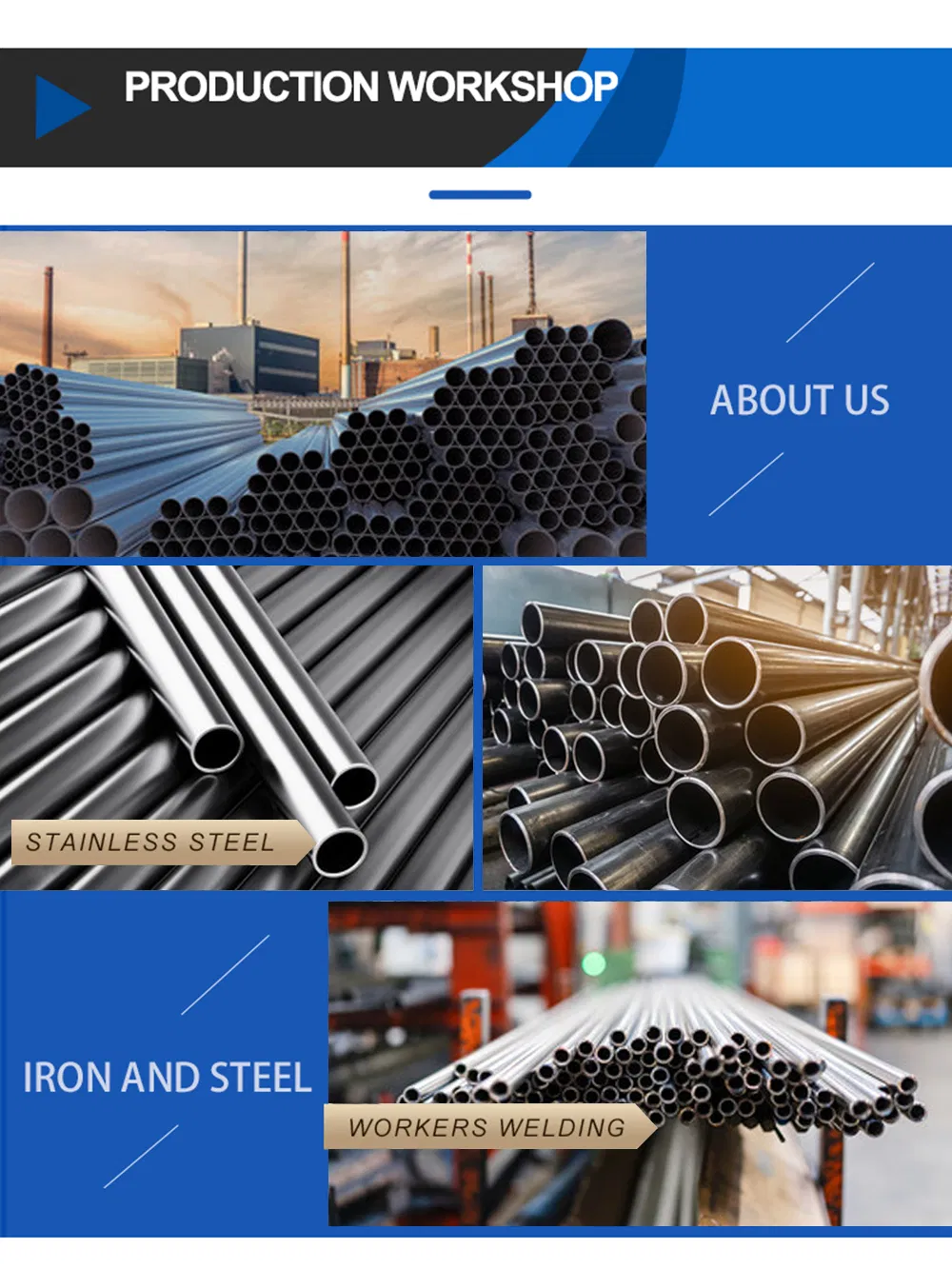 SUS201, 304, 316 Stainless Steel Tube