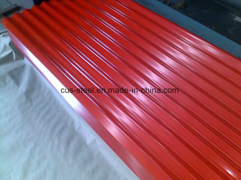 Water Wave Roof Tiles/Prepainted Steel Roofing Sheet to Cango
