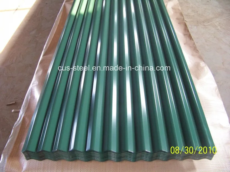 Water Wave Roof Tiles/Prepainted Steel Roofing Sheet to Cango