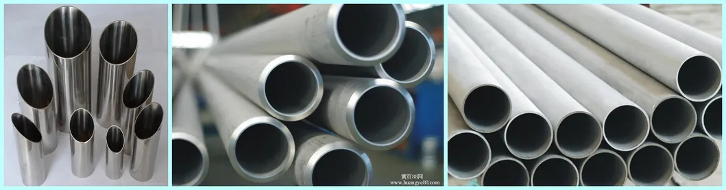 Welded 2b/No. 1 GB ASTM 201 202 301 304 Xm21 304ln 305 309S 310S 316 316ti 316L 316n 316ln Stainless Steel Pipe Application on Pipeline Transportation