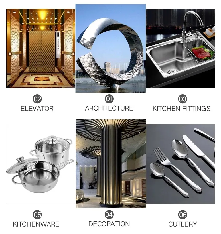 Wholesale SUS321 410 420 430 Cold Rolled Polished Roofing Decorate Stock 2b Ba Hl No. 8 8K Finish Stainless Ss Steel Sheets/Plates/Coils