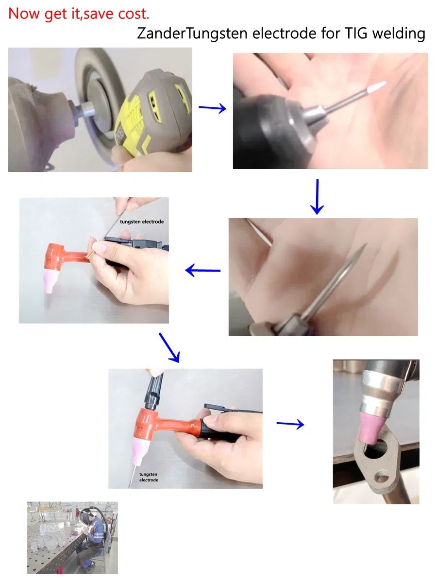 Wz3 Zirconiated Tungsten Electrode 2.4mm Best Price